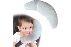 Gurtpolster für Kinder - Auto SchlafkissenReise-Nackenkissen Nackenhörnchen Sicherheitsgurt Auto sitz Kopfkissen Gürtel Pillow Schulterschutz Maschinenwaschbar Super weich