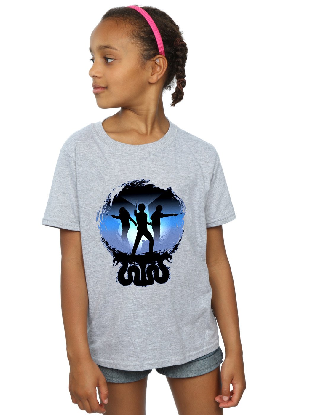 Absolute-Cult-Harry-Potter-Mdchen-Attack-Silhouette-T-Shirt