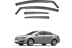 Ispeed Wind Deflectors For Vauxhall Insignia mk1 2009-2017 5 Door Hatchback/Liftback 4pc - Keep Your Car Ventilated in Rain - Reduce Wind Turbulence - Tinted In-Channel Type