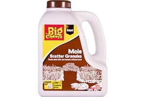 THE BIG CHEESE Defenders - Gránulos de 2,5 kg (Humanos, Naturales y disuasorios, Uso Durante Todo el año, Cubre hasta 250 m2, Seguro para su Uso Alrededor de niños y Mascotas)