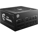 MSI MAG A650GL Alimentatore 650W, 80 Plus Gold, completamente modulare, ventola FDB da 120 mm, Full-Bridge LLC, cavi neri pia