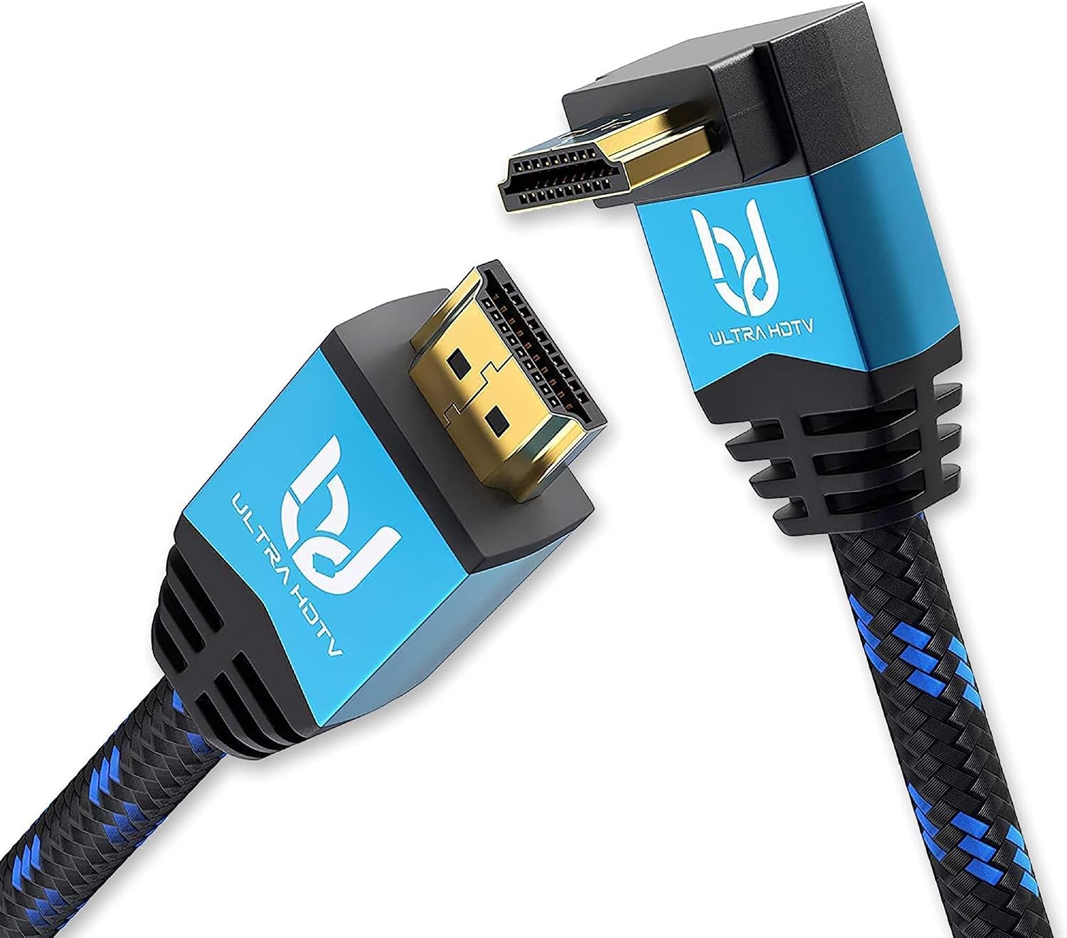 Ultra HDTV Premium – 3m 4K Cable HDMI 2.0b, 1x Adaptador de 270 Grados | 4K/60Hz (sin interferencias), HDR, 3D, ARC, Ethernet
