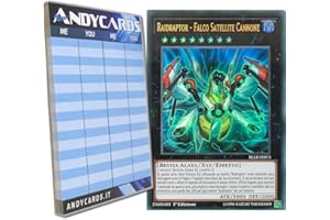 Andycards Yu-Gi-Oh! - RAIDRAPTOR - Falco Satellite Cannone - Ultra Rara BLLR-IT073 in Italiano + Segnapunti