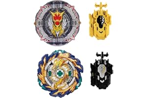 Wotean Gyroscope Turbo Set, Trottola 4d Arena Metal Fusion Battle, Con Lanciatore Da Combattimento, Set Regalo Per Bambinis(167+192)