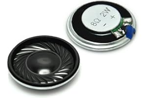 Gikfun Round Micro Speaker Diameter 28mm 8Ohm 8R 2W for Arduino Diy (Pack of 2pcs) AE1054U