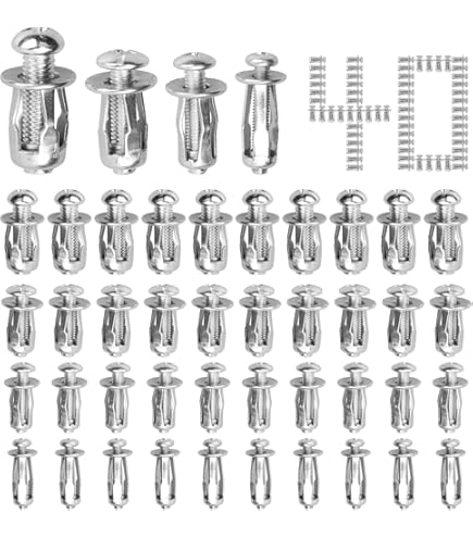 Tasselli A Espansione Metallo 30 Pezzi - M4x20, Zincati, Per Pareti Cave E Cartongesso - Foto 5