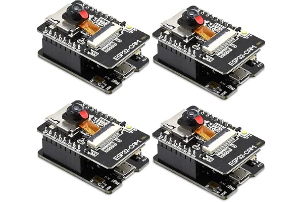 För ESP32 CAM utvecklingskort DC 5 V WLAN/Bluetooth utvecklingstavla USB till seriell port automatisk nedladdning med 2640 kameramodul 4 stycken.
