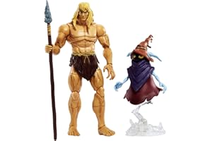 Masters of the Universe Masterverse Revelation He-Man Selvaggio - Action Figure Snodabile - Orko - Da Collezione - 18 cm - Regalo Bambini 6+ Anni