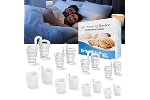 7STARLAKE 8 Stück Schnarchstopper, Anti Schnarch Nasenclip, 4 Größe Nasendilatator Nasenspreizer, Anti Schnarch Gerät, Nasenentlastung Nasendilatator, gegen Schnarchen, Verbesserung der Atmung