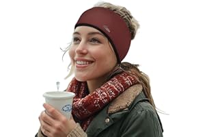 ‎ZYXBBD erdicken Fleece Ohrenwärmer Stirnband Damen Winter - Sport Cozy Gefüttert Haarband - Breit Thermo Kopfband Headwrap für Laufen Joggen Wandern Skifahren Radfahren