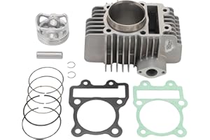 GOOFIT 60mm Cylinder Liners Big Bore Complete Cylinder Head Piston Ring Gasket Kit Replacement for YX160 YinXiang 160cc Engine Dirt Bike Pit bike Monkey ATV Quad Parts