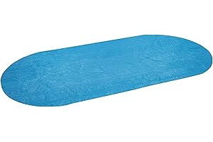 Bestway 58306E Bâche Solaire 529 X 250 pour Piscine Hors Sol Ovale Power Steel™ 549 X 274 X 122 cm