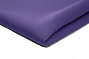 ORIENT FASHION Scuba Schiuma, Maglia spessa e leggera, neoprene 50 x 150 cm (Viola)