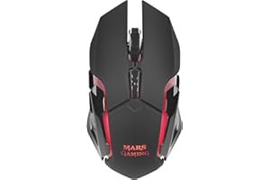 MARSGAMING Mars Gaming MMW – 3200 DPI bezprzewodowa mysz komputerowa, RGB Flow, bezprzewodowa mysz USB