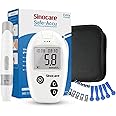 sinocare Diabetes Testing Kit/Blood Glucose Monitor Safe-Accu/Blood Glucose Sugar Test Kit with Separated Test Strips Free x 10 & Case for UK Diabetics -in mmol/L