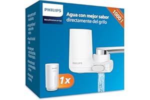 PHILIPS Filtro de agua del grifo, vertical X-Guard, blanco