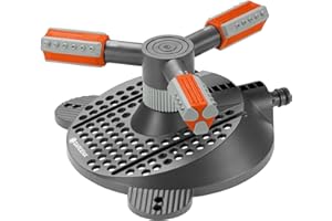 Gardena Comfort zraszacz dookolny Mambo: do równomiernego nawadniania przez precyzyjne dysze zraszające, do maks. 310 m²,zintegr. sitko filtrujące, maks. zakres rozrzutu 20 m (2062-20)