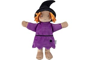 STERNTALER Marioneta de Mano de Bruja Suave para Teatro Kasperle para Contar Historias y Primer Juego de rol para niños y niñas