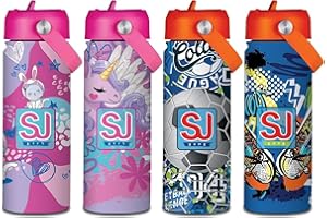SEVEN Sj Gang Borraccia Termica 500 ml con Cannuccia