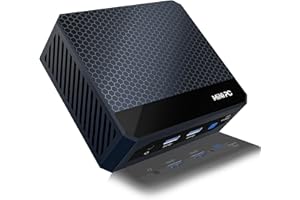 ANOZMVIEW Mini PC, Mini Desktop Computer with 12th Gen N150 (up to 3.4 GHz) 16GB DDR4 512GB SSD, Micro Desktop Computer with 2X HDMI Port, 1X Gigabit Ethernet/WiFi 5/BT 4.2/USB3.2 X4 for Business Office
