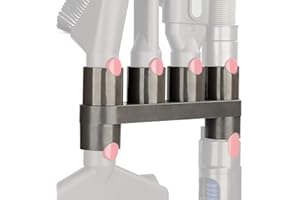 CRAVERLAND Zubehör-Halter für Dyson,Zubehör-Organizer für Dyson V15 V12 V11 V10 V8 V7 Staubsauger, kompatibel mit allen Teilen einschließlich motorisierter Bürstenkopf