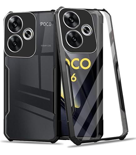 Cover per Xiaomi Poco F6 Libro in Pelle PU, [con 2 Pezzi Pellicola