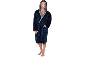 CityComfort Robe de Chambre Homme, Peignoir Homme en Polaire