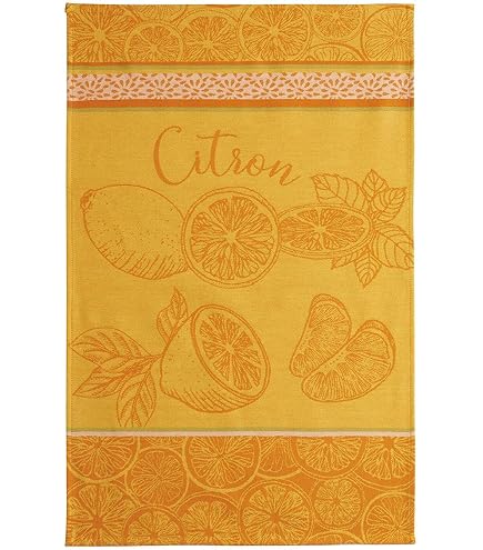 Torchon Jacquard Coton Coucke Le Potager 50x75cm - Absorbant Et Décoratif