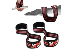 Stealth Sports Zughilfen, Krafttraining Achtergurt Handgelenkstütze, Klimmzugband für Fitness, Gepolsterter Hebegurt für Powerlifting Kreuzheben, Zusätzlicher Halt für Gewichtheben Bodybuilding