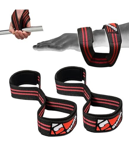 Figure 8 Weight Lifting Straps DeadLift Wrist Strap for Pull-ups Horizontal Bar Powerlifting Gym Fitness Bodybuilding Equipment (Small 24cm) : Buy Online at Best Price in KSA - Souq is now