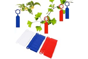 LNSYSNS 150 Pièces Etiquettes de Plantes - Boucle Anneau épaissie étiquettes de Jardin, Suspendu, étanche, étiquette - Pour Arbres Fruitiers, Fleurs, Pépinières, étiquette en Pot Potager Exterieur