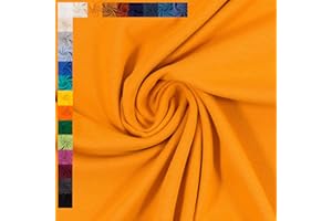 ‎SWAFING Bündchen Stoff Heike von Swafing, Schlauchware, uni senf (Länge am Stück: ab 25cm x Breite: 50cm/100cm)