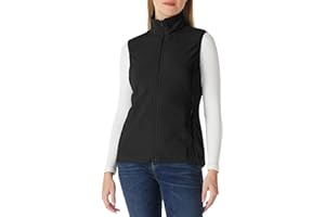 Outdoor Ventures Damen Fleece Weste Ultraleichte Polar Fleeceweste Dünne Outdoor Luafwesten für Frauen Ärmellos Jacke mit 4 Taschen Frühlings Herbst für Laufen Wandern Camping