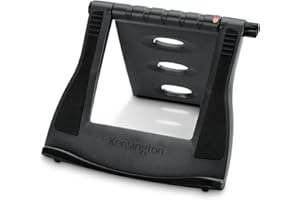 Kensington Easy Riser Support pour Ordinateur Portable (12"-17"), Pour Appareils Windows & Mac, Dell, Toshiba, HP, Samsung, MacBook, Lenovo, Systèmes Secure Fit et SmartFit - Gris (60112)