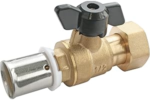 SOMATHERM FOR YOU - Mini valvola a sfera della piegatura PER Ø16 - Uscita femminile 15/21 (1/2 ")