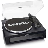 Lenco LS-430 Pikap &ndash; Bluetooth Pikap &ndash; Entegre Hoparl&ouml;r 40 Watt RMS &ndash; Kayış tahriki &ndash; Pitch Control &ndash; &Ouml;n g&uuml;&ccedil;lendirici &ndash; RCA O