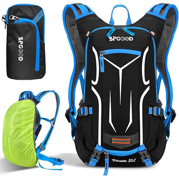 Ion Protektor-Rucksack mit Trinksystemvorrichtung Scrub 14 Schwarz Gr. S/M Sport & Freizeit