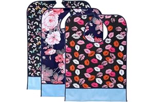 BTSKY Baberos impermeables reutilizables para adultos