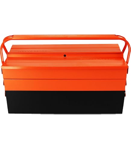 Caisse à Outils WILTEC Vide – 7 Compartiments, 53x20x25 Cm, Acier, Neuve