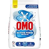 Omo Active Fresh Beyazlar 20 yıkama Toz &Ccedil;amaşır Deterjanı 3 Kg