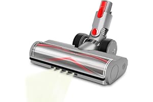 Italdos Szczotka kompatybilna z Dyson V7 V8 V10 V11 V15 Akcesoria do odkurzacza Dysza Podłogowa ze światłami dla Ciemnego Kątu