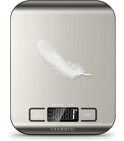 Balance de cuisine numérique rechargeable par USB, balance numérique de