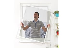 Culex 100010301-VH Fensterfliegengitter Basic 120x140cm weiß