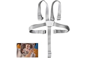 APKPESTERML Arnés Silla Bebé 5 Puntos, Cinturón Seguridad Bebe Correa Universal Ajustable Para Silla Alta Arneses Carrito Niño Segura de Cinco Puntos Accesorio Para Cochecito Infantil Trona Paseo (1)