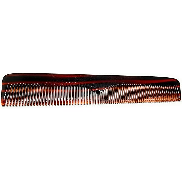 Pettine Afro Intagliato In Legno Di Ebano. Accessori Decorativi