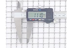 11.1mm Hole Size - Stainless Steel 304L - Cut Size: 15cm x 15cm - 2 Mesh Count - Woven Wire Mesh - By Inoxia