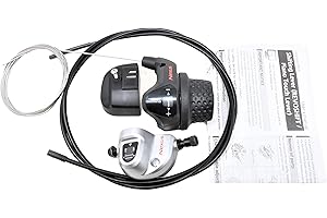 Hard to find Bike Parts SHIMANO 3 SPEED NEXUS SL-3S41E GRIPSHIFT ROTARY SHIFTER WITH BELL CRANK, 1440mm OUTER CABLE & 2200mm EXTRA LONG INNER WIRE