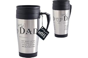 Arora 8836 World's Best Dad Travel Mug, Stainless Steel