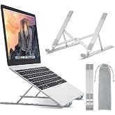 UGREEN Support Ordinateur Portable Réglable 10 à 16 Pouces Laptop Stand en Alliage Aluminium Pliable Porte Bureau Ergonomique Compatible avec MacBook Air Pro HP Dell ASUS MSI