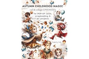 AUTUMN CHILDHOOD MAGIC Cut & Collage Ephemera: ideal for POP-UP CARDS, scrapbooking & Art Projects